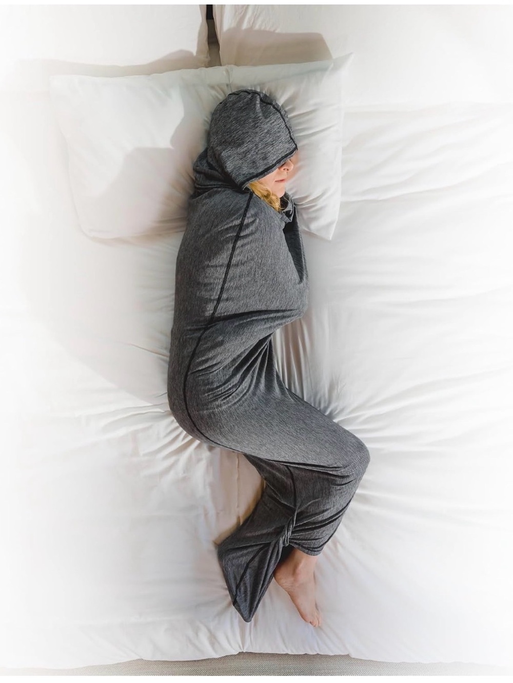 Hug Sleep Pod - Hooded Gray sz Sm